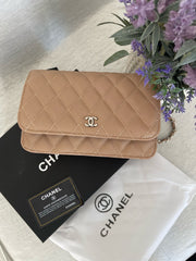 Mini CC leather women handbag