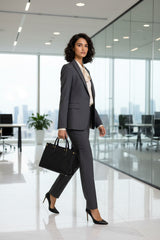 Black shoulder ladies handbag