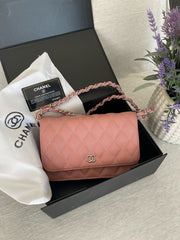 Mini CC leather women handbag