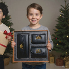 Ladies 3 piece set BB BLACK purse