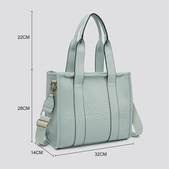 LARGE TOTE BAG WITH FABRIC STRAP