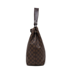 Black check slouch bag with long strap - 5328 ( Back in store )