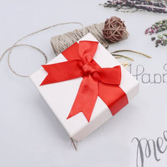 BAG002 small Jewellery gift box with bow detail in Baby Pink