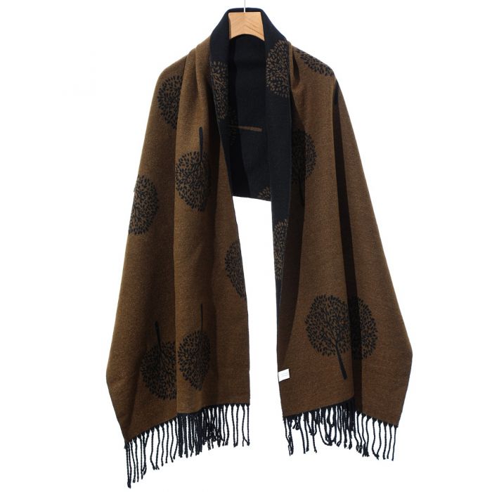 Tree of life print in Black/Brown