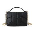 Hot orange quilted shoulder bag - K3858
