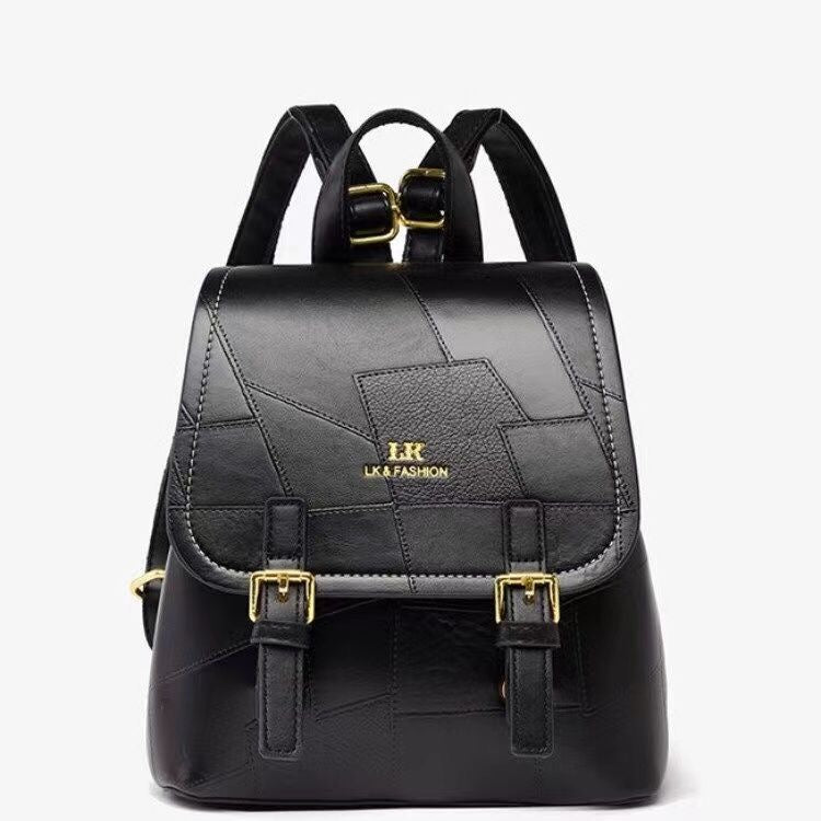 Brown and Black Backpack