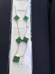 Cloverleaf all round necklace