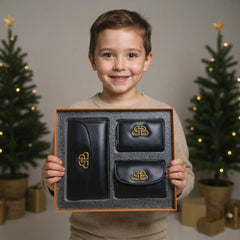 Ladies 3 piece set BB BLACK purse