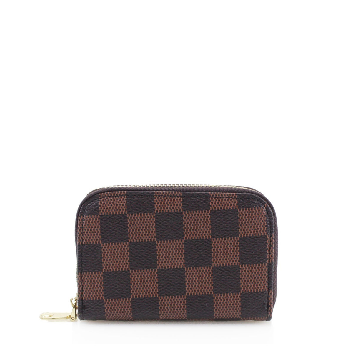 Checkered Card Wallet 