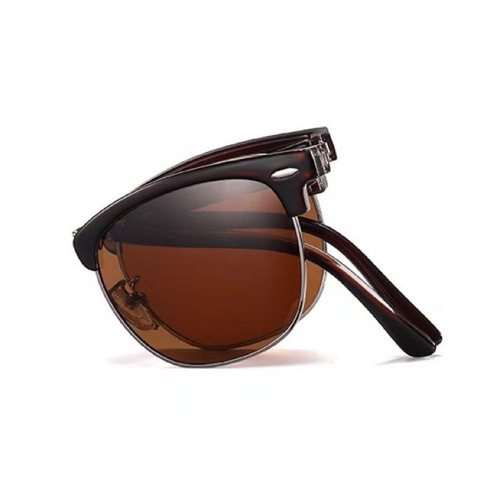3101 foldable polarised sunglasses in Taupe