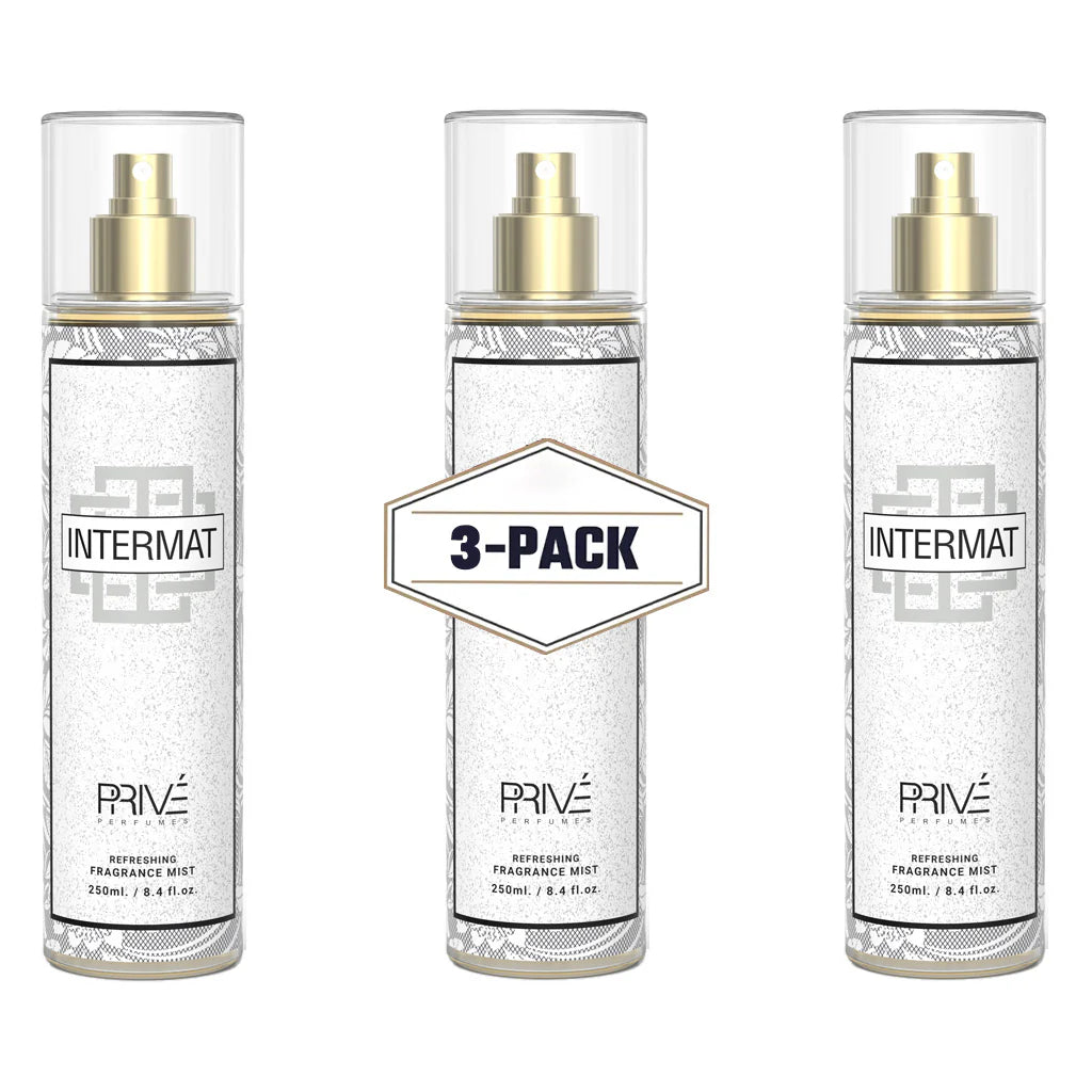 Prive Intemat - Body Mist - 250ml 3-Pack