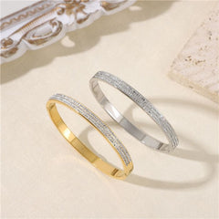 Sparkling Crystal Bangle Bracelet in Silver EUR482