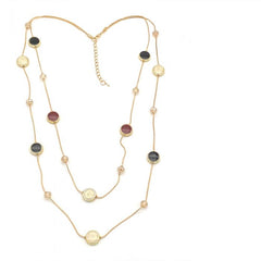 Boho Layered Necklace with Colorful Enamel Beads EUR458