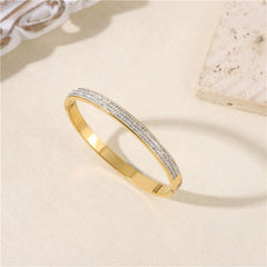 Sparkling Crystal Bangle Bracelet in Silver EUR482
