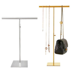 T Bar Multi Functional Stainless Steel Display Stand ST046