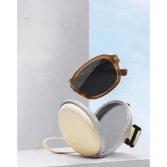 3101 foldable polarised sunglasses in tortoiseshell