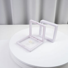 See through Bracelets Box in Silver (pack of 10) PUR091