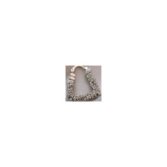 Elegant Sparkle Silver Rhinestone Hoop Earrings EUR422
