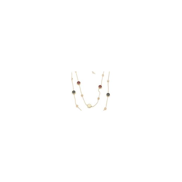 Boho Layered Necklace with Colorful Enamel Beads EUR458